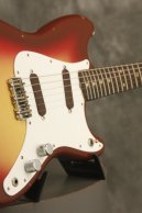 1962 Fender Duo-Sonic SLAB BOARD Shaded Sunburst/Maroonburst HANG TAGS!